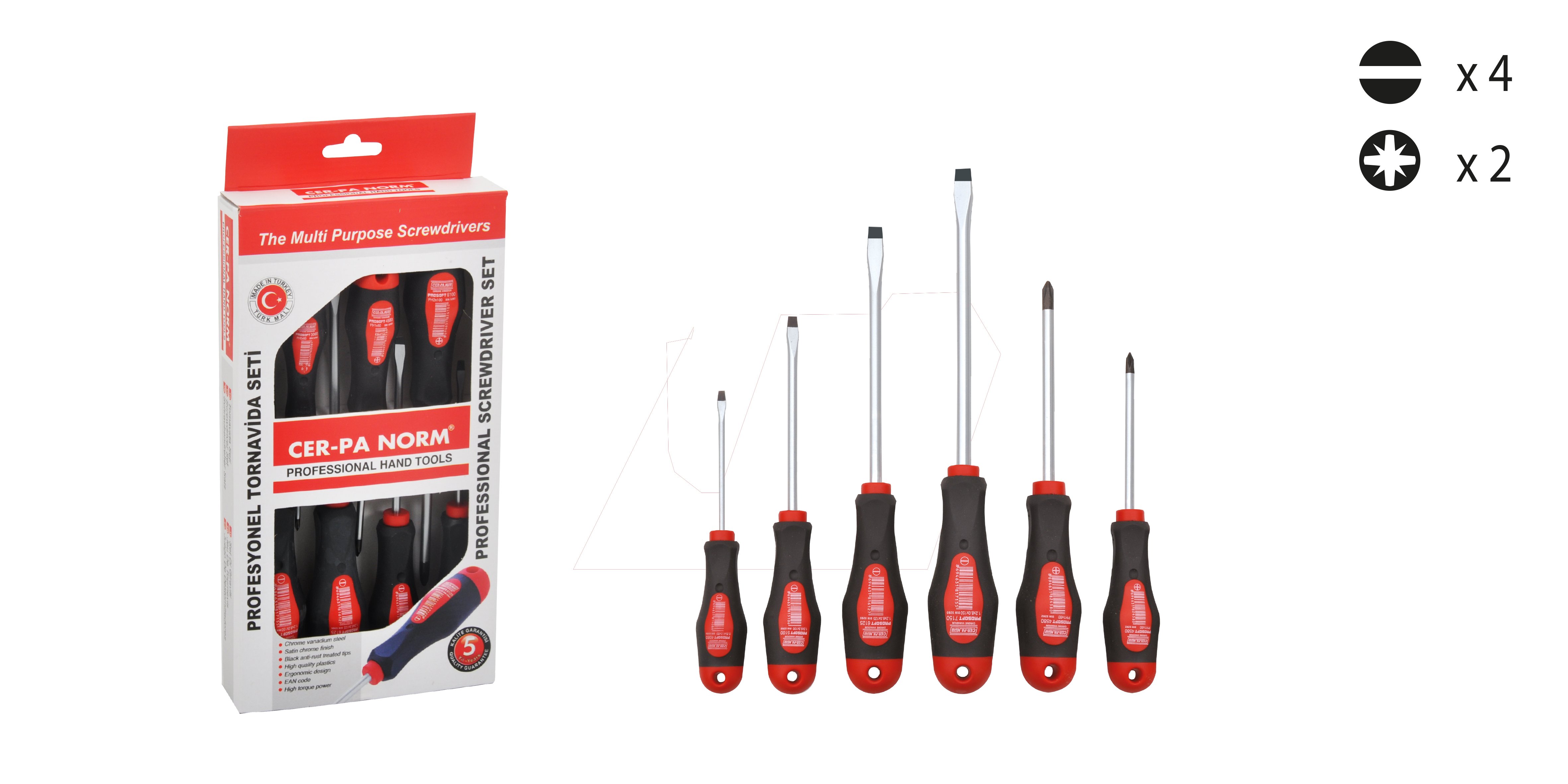 Prosoft pozIdIrIv tornavIda takımı 6 lı